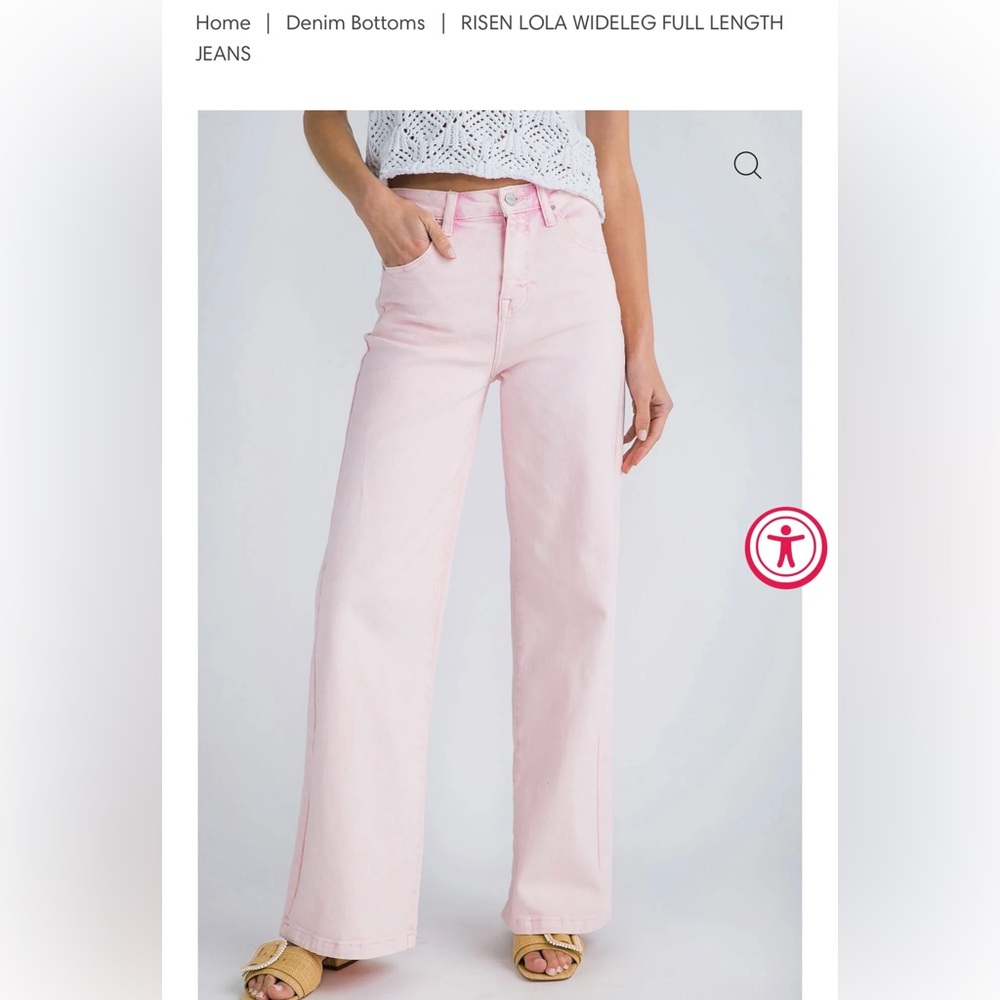 RISEN LOLA WIDELEG FULL LENGTH JEANS 28
